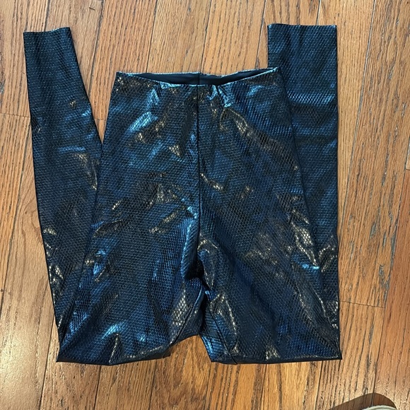 Commando Navy Skake Leggings Size Small - Picture 5 of 6